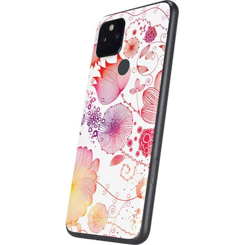 Elegant Flowers Google Pixel 4a 5G Skin
